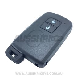 Proximity / Smart Key Shell For Toyota - 2 Buttons - Black - Rav4