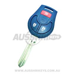 Remote Key Shell For Nissan - 3 Buttons - Nsn14 - Micra