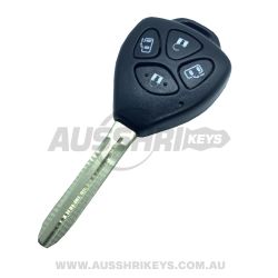 Four Buttons Toy 43 Type 02 Remote Key Shell For Toyota