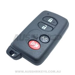 Four Buttons Prius Proximity  Smart Key Shell - For Toyota